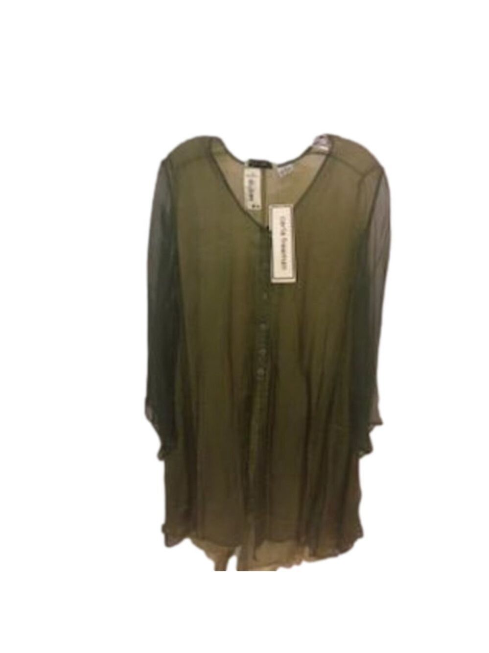 Nwt Ladies Carla Freeman lightweight tunic/jacket  Size M